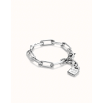 Bracciale con maglie placcato argento sterling