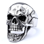 Anello da uomo in acciaio inossidabile teschio