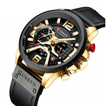 Curren Galacticos® orologio uomo pelle