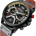 Curren Galacticos® orologio uomo pelle