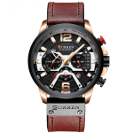 Curren Galacticos® orologio uomo pelle