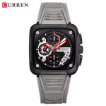 CURREN Black Square Orologio Uomo