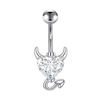 PIERCING OMBELICO IN ACCIAIO INOSSIDABILE