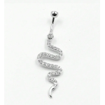 PIERCING OMBELICO IN ACCIAIO INOSSIDABILE PENDENTE