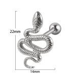 PIERCING LINGUA IN ACCIAIO