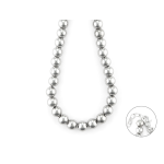 COLLANA STEEL SFERE 10MM