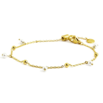 Bracciale catena con sfere e perle