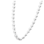 Collana catena con perle 3,3mm
