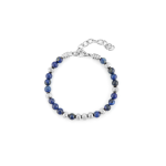 BRACCIALE STEEL CON LAPIS LAZULI