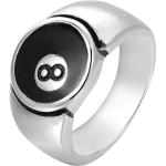 Anello da uomo Eight Ball