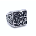 Anello da uomo Octopus Skull