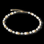Collana GeoCUBE® Iconic Nature oro-bianco