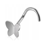 Piercing Naso Minimalisa A Farfalla In Acciaio Inossidabile