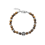BRACCIALE ALBERO DELLA VITA E YELLOW TIGER EYE . 6MM