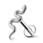 Piercing Tragus Serpente in acciaio