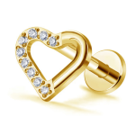 Piercing Labret Heart