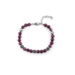 BRACCIALE IN ACCIAO E STICHTITE