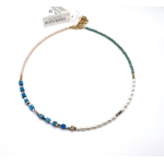 Collana Principessa Fusion Perle turchese