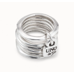 Anello multiplo placcato argento Sterling