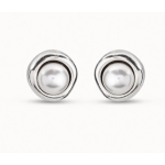 Orecchini con perla placcati argento Sterling
