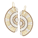 ORECCHINI BOMBAY WHITE