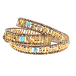 BRACCIALE BOMBAY BOA AZUL