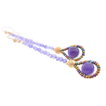 ORECCHINI BLOOM L VIOLA