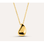 Collana Goccia Radiance Acciaio Dorato 