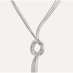 Collana Lady Code Acciaio chanel con nodo centrale 