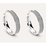 Orecchini A Cerchio Aura Acciaio