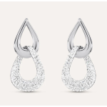 Orecchini Pendenti Aura Acciaio Cristallo