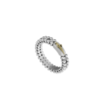 ANELLO SILVER 925 TENNIS SPINELLI NERI 4MM