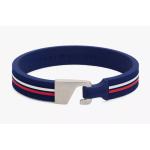 BRACCIALEUOMO IN SILICONE A RIGHE 