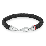 BRACCIALE UOMO TYSON IN PELLE INTRECCIATA TRICOLORE