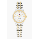 OROLOGIO DONNA CON FINITURA SATINATA A MAGLIE BICOLORE