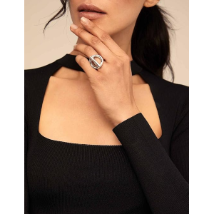 Anello artigianale placcato argento