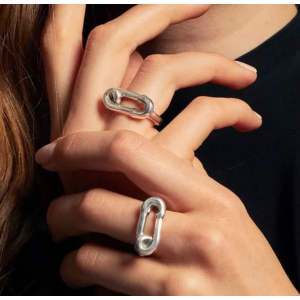 Anello artigianale TAILOR placcato argento