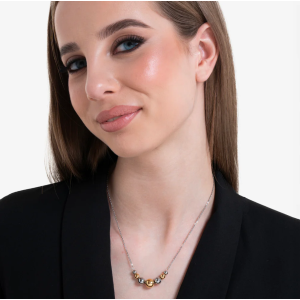 COLLANA DONNAIN ACCIAIO ED ACCIAIO IP GOLD