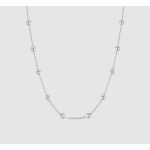 COLLANA DONNA IN ACCIAIO CON SFERE