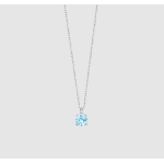 COLLANA DONNA IN ACCIAIO PUNTO LUCE CELESTE