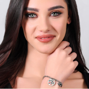 BRACCIALE DONNA IN ACCIAIO UNA MAESTRA COME TE NON SI DIMENTICA