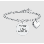 BRACCIALE DONNA IN ACCIAIO COMPAGNE