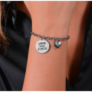 BRACCIALE DONNA IN ACCIAIO COMPAGNE
