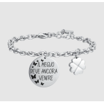 BRACCIALE DONNA IN ACCIAIO IL MEGLIO DEVE ANCORA VENIRE