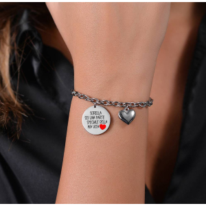 BRACCIALE DONNA IN ACCIAIO SORELLA