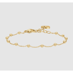 BRACCIALE DONNA IN ACCIAIO CON SFERE IP GOLD