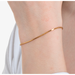 BRACCIALE DONNA IN ACCIAIO IP GOLD