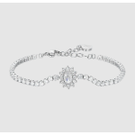 BRACCIALE TENNIS DONNA IN ACCIAIO CRISTALLI E ZIRCONE