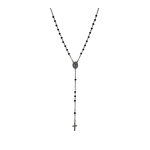 Collana rosario in acciaio inossidabile