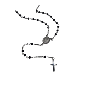 Collana rosario in acciaio inossidabile